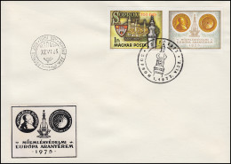 Ungarn 3206B+Zf Stadt Sopron - Ungezähnt Mit Zierfeld Auf Schmuck-FDC 25.6.1977 - Sonstige & Ohne Zuordnung