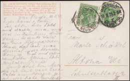 Künstler-AK Lichtgebet, Germania-MeF Fernpostkarte DRESDEN-NEUSTADT 10.8.1921   - Other & Unclassified