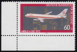 1042 Jugend Luftfahrt 60+30 Pf ** Ecke U.l. - Unused Stamps