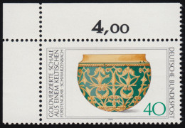 898 Archäologisches Kulturgut 40 Pf ** Ecke O.l. - Unused Stamps