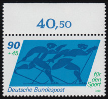 1048 Sporthilfe 90+45 Pf Skilanglauf ** Oberrand - Unused Stamps