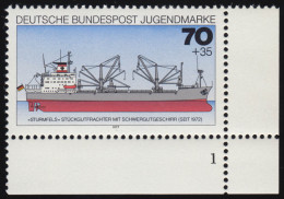 932 Jugend Schiffe 70+35 Pf ** FN1 - Ungebraucht