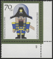 1486 Nußknacker 70+30 Pf ** FN2 - Unused Stamps