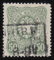 44ca Krone/Adler 50 Pfennig, Seltene Farbe Ca, Gestempelt O Geprüft Wiegand BPP - Used Stamps