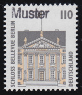 1935 SWK 110 Pfennig Schloss Bellevue Berlin, Muster-Aufdruck - Variétés Et Curiosités