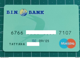 RUSSIA CREDIT CARD BIN BANK - Krediet Kaarten (vervaldatum Min. 10 Jaar)