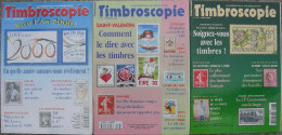REVUE TIMBROSCOPIE Année 2000 Complète (n°175 à 177) - Francés (desde 1941)
