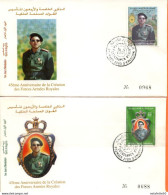 Maroc; 2 FDC ;2001,TP N° 1280/1281 " 45ème Anniversaire De La Création Des FAR " Rabat;Morocco,Marruecos - Maroc (1956-...)