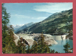 73 - TIGNES - Barrage De Tignes - Le Massif Du Mont Blanc - Le Village Des Boisses Et Le Barrage - Autres & Non Classés