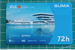 SPAIN BUS TICKET VALENCIA - Andere & Zonder Classificatie