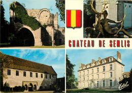 60 SENLIS LE CHÂTEAU MULTIVUES BLASON - Senlis