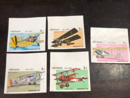 VIET  NAM  NORTH STAMPS-print Test Imperf-1986-()5 PCS 5 STAMPS Good Quality - Vietnam