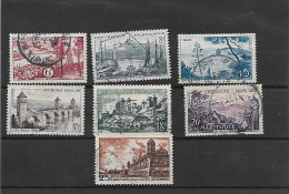 FRANCE 1955 -  N°YT 1036 à 1042 - Used Stamps