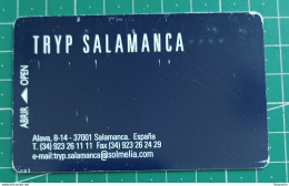 SPAIN HOTEL KEY CARD TRYP SALAMANCA (CAJA DUERO PUBLICITY) - Hotelkarten