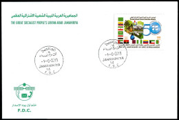 LIBYA 2010 OPEC Oil Petroleum Flags Saudi Arabia Venezuela Iraq Qatar Algeria (FDC) - Libyen