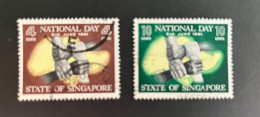 (stamps 29-5-2024) Singapore - National Day (used) 2 Stamps - Singapour (1959-...)