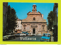 06 VALLAURIS L'Eglise En 1972 Citroën Ami 6 Break Tube Renault R6 BMW Peugeot 403 Tabac Studio Pierre PUB KODAK VOIR DOS - Vallauris