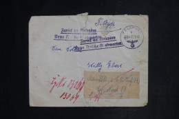 ALLEMAGNE - Enveloppe En Feldpost En 1943 Et Retour - L 152866 - Feldpost 2e Guerre Mondiale