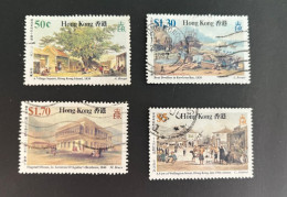 (stamps 29-5-2024) Hong Kong - History (used) 4 Stamps - Autres & Non Classés