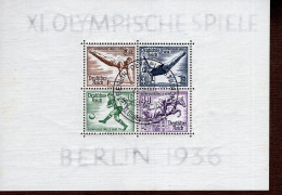 Deutsches Reich Block 5 Olympische Sommerspiele  Gestempelt Used - Blocchi