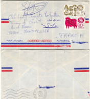 MEXICO 1981  AIRMAIL LETTER SENT FROM MEXICO TO MONTPELLIER - Mexico