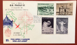 VATICAN - FDC - 1964 - Trips Of Paul VI To India - FDC