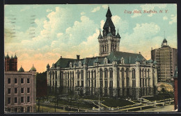 AK Buffalo, NY, View Of The City Hall  - Buffalo
