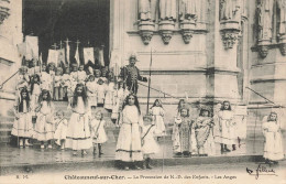 CHATEAUNEUF SUR CHER - La Procession De Notre Dame Des Enfants, Les Anges. - Chateauneuf Sur Cher