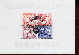 Deutsches Reich Block 6 Olympische Sommerspiele  Gestempelt Used - Bloques