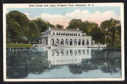 AK Brooklyn, NY, Boat House And Lake, Prospect Park  - Sonstige & Ohne Zuordnung