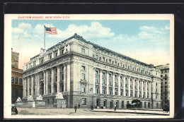 AK New York, NY, View Of The Custom House  - Andere & Zonder Classificatie