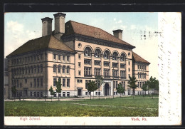 AK York, PA, View Of The High School  - Andere & Zonder Classificatie