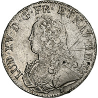 France, Louis XV, Ecu Aux Branches D'olivier, 1727, Rennes, Argent, TTB - 1715-1774 Luis XV El Bien Amado