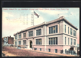 AK New York, NY, Public School No. 34, Amethyst Avenue And Victor Street, Bronx  - Sonstige & Ohne Zuordnung