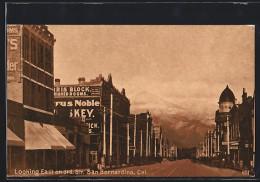 AK San Bernadino, CA, Looking East On 3rd Str.  - Andere & Zonder Classificatie