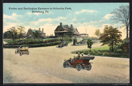 AK Pittsburgh, PA, Forbes And Darlington Entrance To Schenley Park  - Pittsburgh