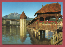 Lucerne - Pont De La Chapelle, Tour De L'Eau Et Pilate - Lucerna