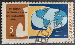 Bresil Brasil Brazil 1969 Foire De La Chaussure Yvert 888 O Used - Gebruikt