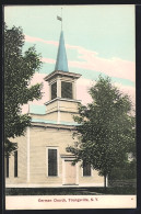 AK Youngsville, NY, View Of The German Church  - Sonstige & Ohne Zuordnung