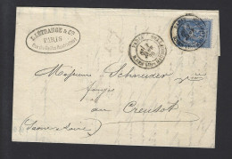 LETTRE FRANCE SAGE N° 79  PARIS 1878 - 1877-1920: Semi Modern Period