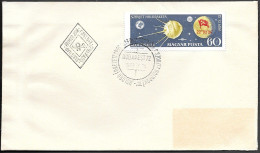 Hungary Space FDC Cover 1959. Moon Probe "Luna 2" Lunar Impact - Verenigde Staten