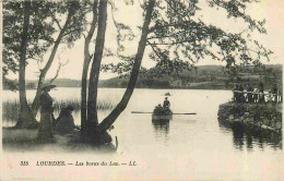 65 - Lourdes  - Les Bords Du Lac - Animée - CPA - Oblitération Ronde De 1926 - Voir Scans Recto-Verso - Lourdes