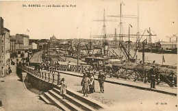 44 - Nantes - Les Quais Et Le Port - Animée - CPA - Voir Scans Recto-Verso - Nantes