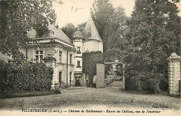 37 - Villeperdue - Château De Boisbonnard - Entrée Du Château - Vue De L'intérieur - Correspondance - Oblitération Ronde - Otros & Sin Clasificación