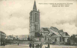60 - Creil - Eglise De Construction Bizarre - Animée - Oblitération Ronde De 1915 - CPA - Voir Scans Recto-Verso - Creil