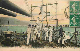 Bateaux - Marine Nationale - Exercice De Pointage - Animée - Colorisée - CPA - Voir Scans Recto-Verso - Guerre