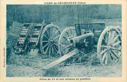 38 - Camp De Chambaran - Pièce De 75 Et Son Caisson En Position - Militaria - CPA - Voir Scans Recto-Verso - Andere & Zonder Classificatie