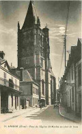 61 - Laigle - Tour De L'Eglise St Martin Au Clair De Lune - Animé - CPA - Voir Scans Recto-Verso - L'Aigle