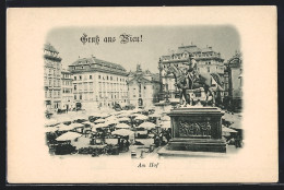 AK Wien, Am Hof Mit Denkmal  - Sonstige & Ohne Zuordnung