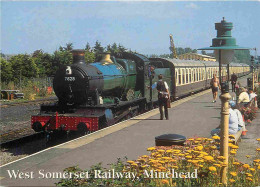 Trains - Gares Avec Trains - Minehead - Somerset - West Somerset Railway At Minehead Station - Royaume Uni - Angleterre  - Estaciones Con Trenes